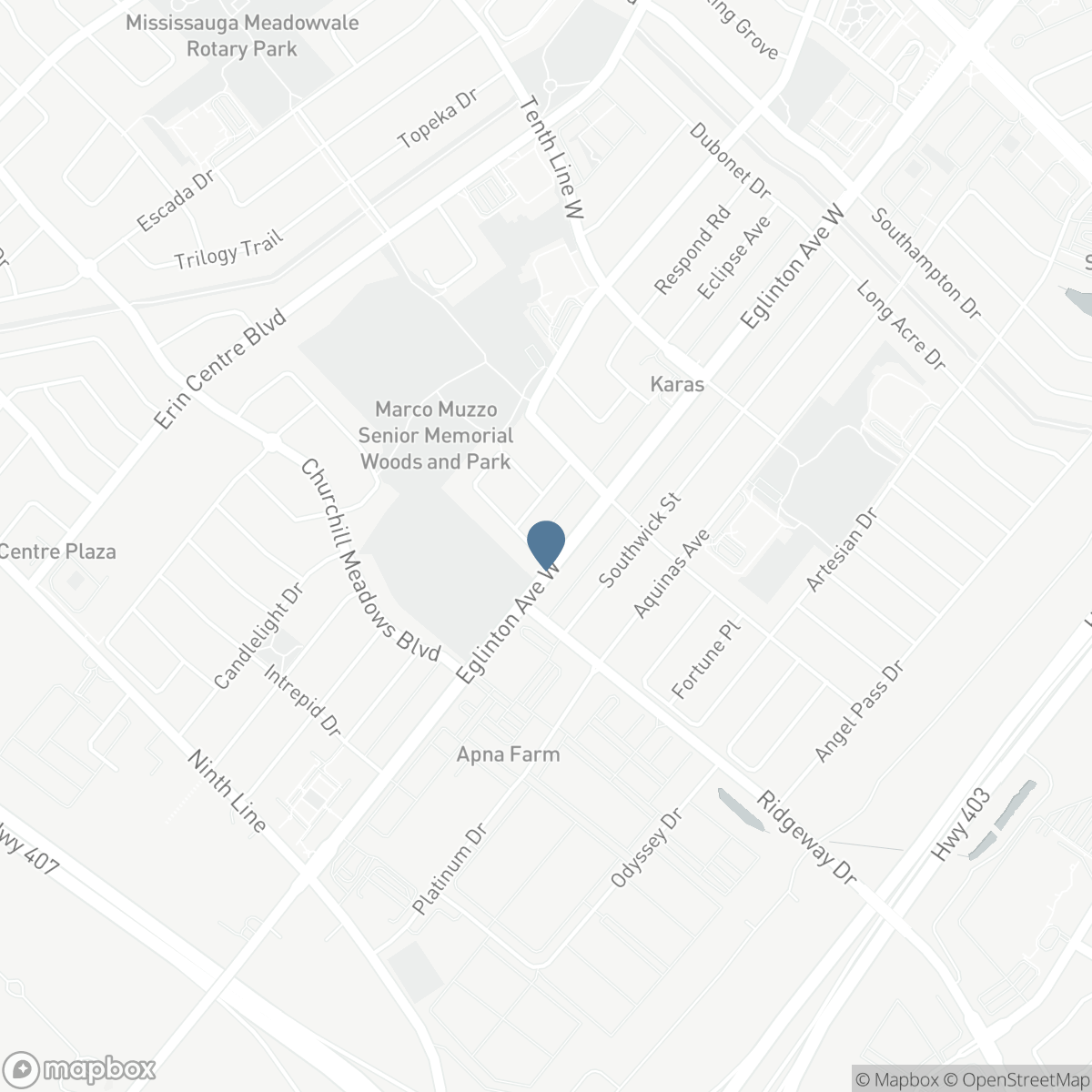 3555 EGLINTON AVENUE W, Mississauga, Ontario L5M 7T3